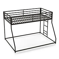 Black Metal Porter Twin Over Full Bunk Bed