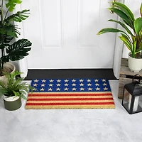 Stars and Stripes 4th of July Doormat