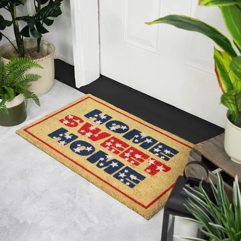 Stars and Stripes 4th of July Doormat