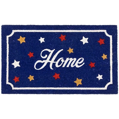 Blue Home 4th of July Doormat