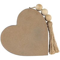 Patriotic Heart Wooden Signs, Set of 3