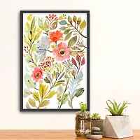 Summer Florals Framed Art Print