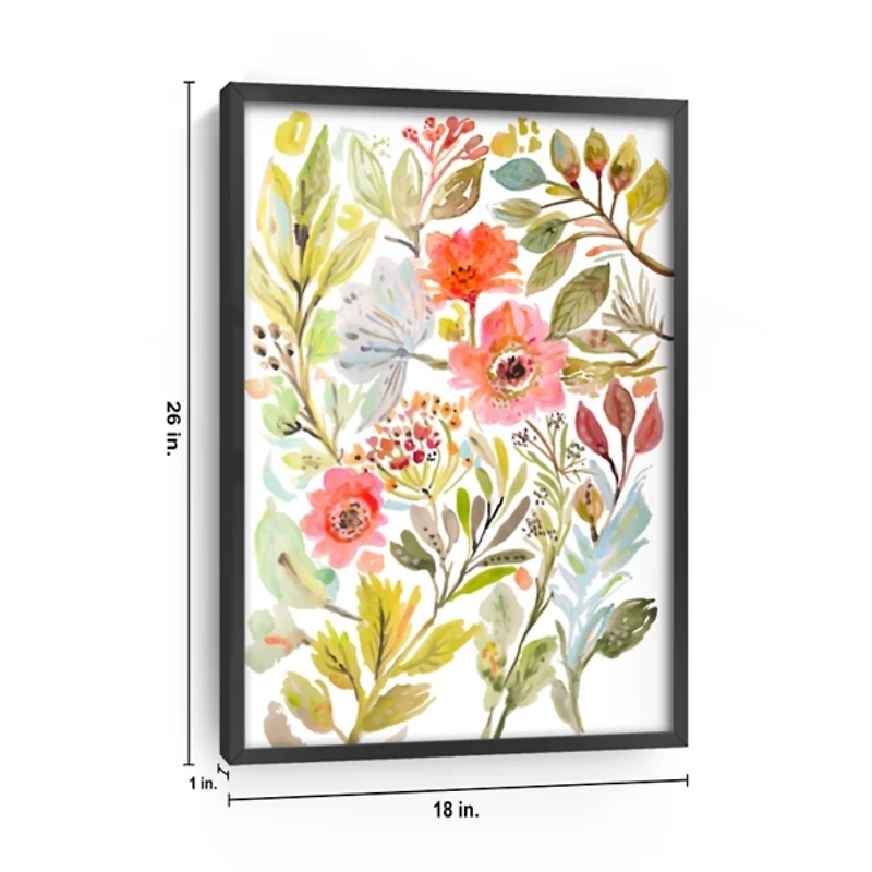 Summer Florals Framed Art Print