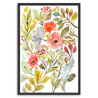 Summer Florals Framed Art Print