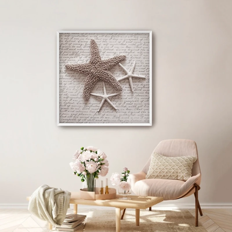 Nautical Simplicity Framed Art Print, 32x32