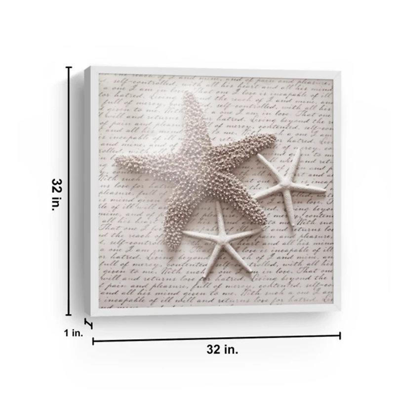 Nautical Simplicity Framed Art Print, 32x32