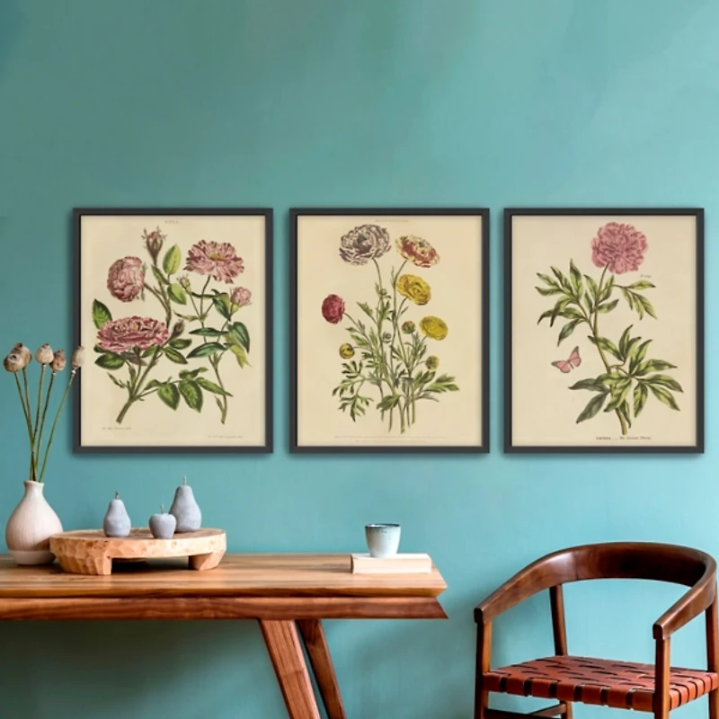 Herbal Botany Framed Art Print, 18x22