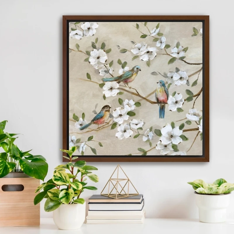 Threes Company Framed Canvas Art Print