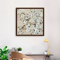 Threes Company Framed Canvas Art Print, 30x30