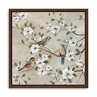 Threes Company Framed Canvas Art Print, 30x30