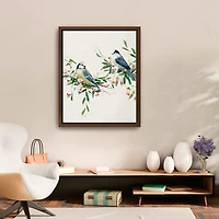Songbird Duo I Framed Canvas Art Print, 26x32