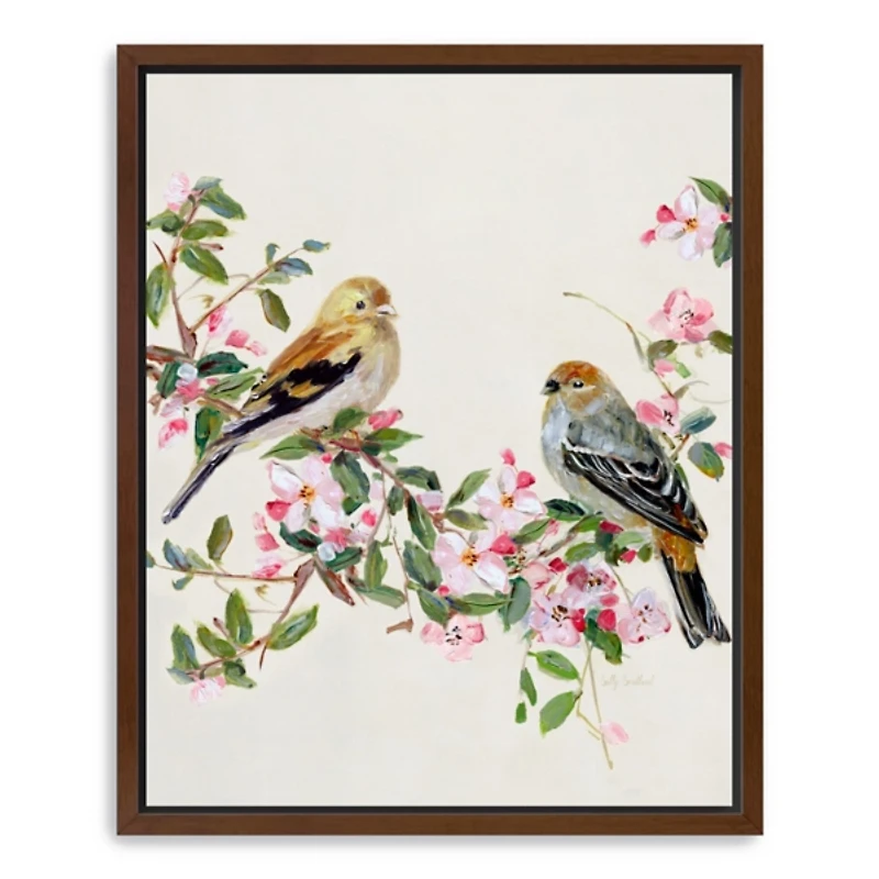 Songbird Duo II Framed Canvas Art Print, 18x22