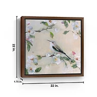 Blushing Birds and Blooms III