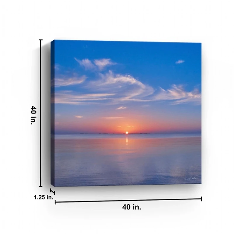 Peaceful Dawn II Canvas Art Print, 40x40