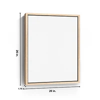 Serene Greens Framed Canvas Art Prints, Set of 2