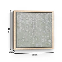 Shimmering Cascade Framed Canvas Art Print