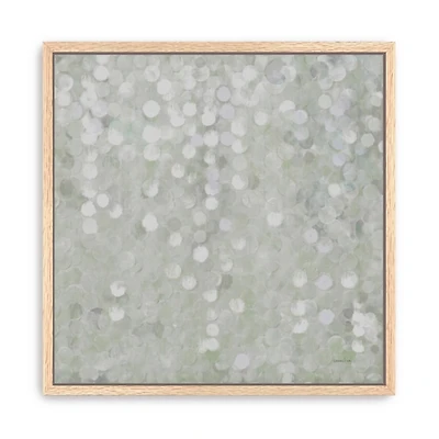 Shimmering Cascade Framed Canvas Art Print