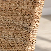 Handwoven Rattan and Wood Dining Chairs, Set of 2