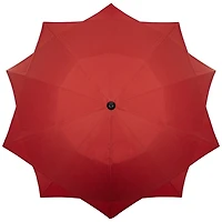 Terracotta Lotus Hand Crank 8 ft. Patio Umbrella