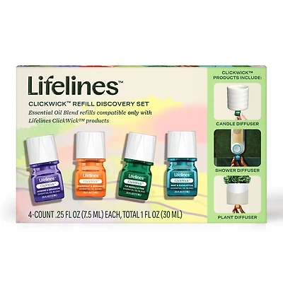 Lifelines Clickwick Refill 4-pc. Discovery Set