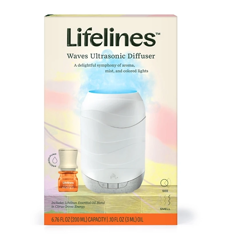 Lifelines Waves Ultrasonic Diffuser