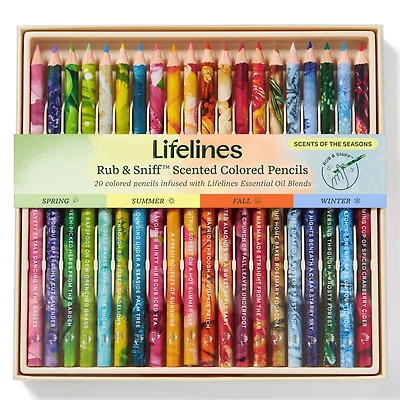 Lifelines Seasonal Scented Colored Pencil Set