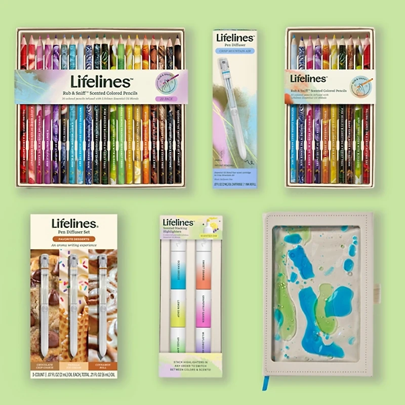 Lifelines Scented Lava Pen 10-pc. Set