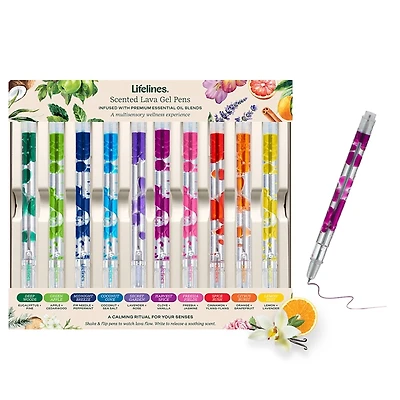 Lifelines Scented Lava Pen 10-pc. Set