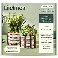 Lifelines FlowCrafts Cord Wrapped Planter Kit