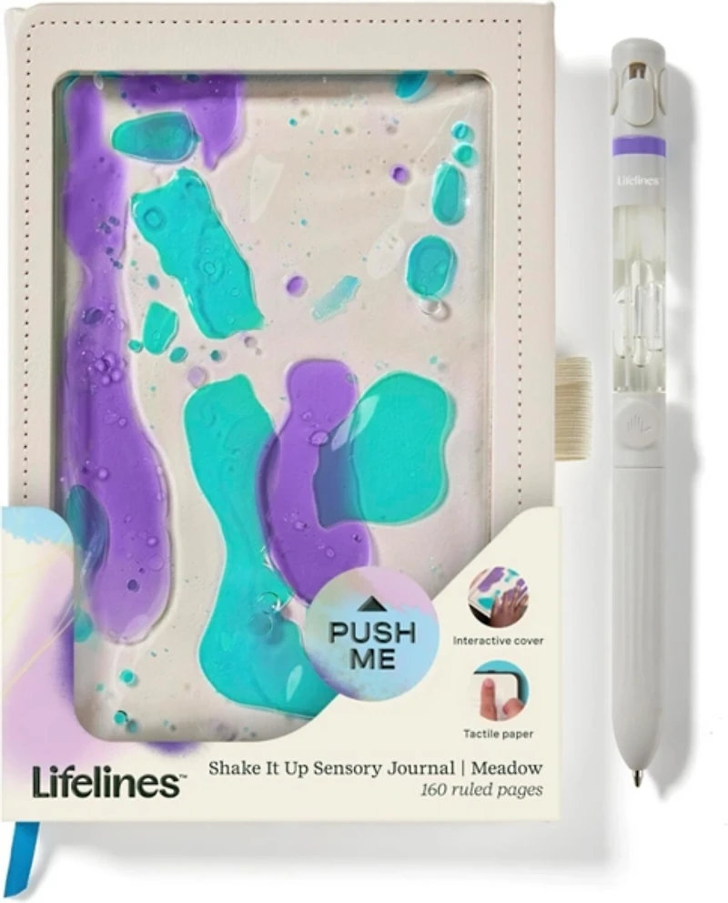 Lifelines Shake it Up Meadow Sensory Journal & Pen