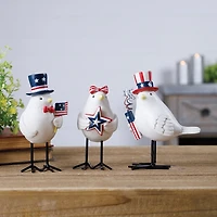Americana Bird Figurines, Set of 3