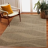 Taupe Rolling Hills Indoor/Outdoor Area Rug
