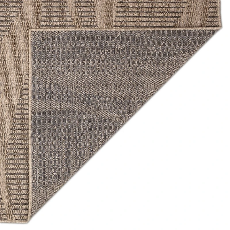 Taupe Rolling Hills Indoor/Outdoor Area Rug, 6x9