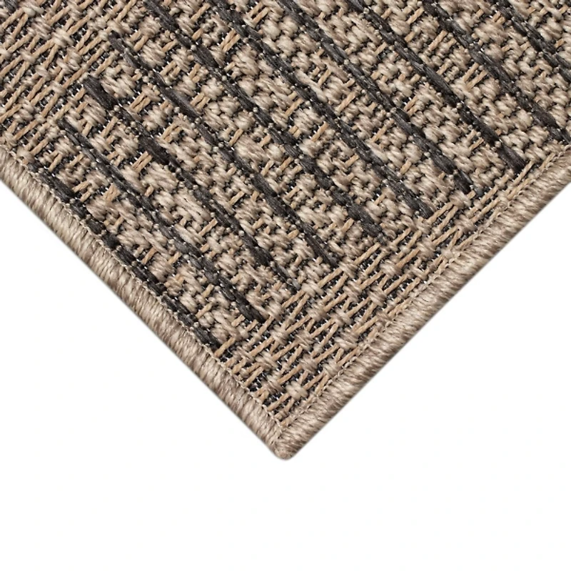 Taupe Rolling Hills Indoor/Outdoor Area Rug, 6x9