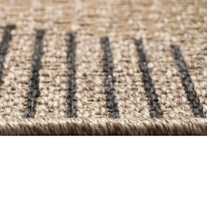 Taupe Rolling Hills Indoor/Outdoor Area Rug, 6x9