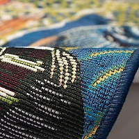 Navy Aquarium Indoor/Outdoor Runner