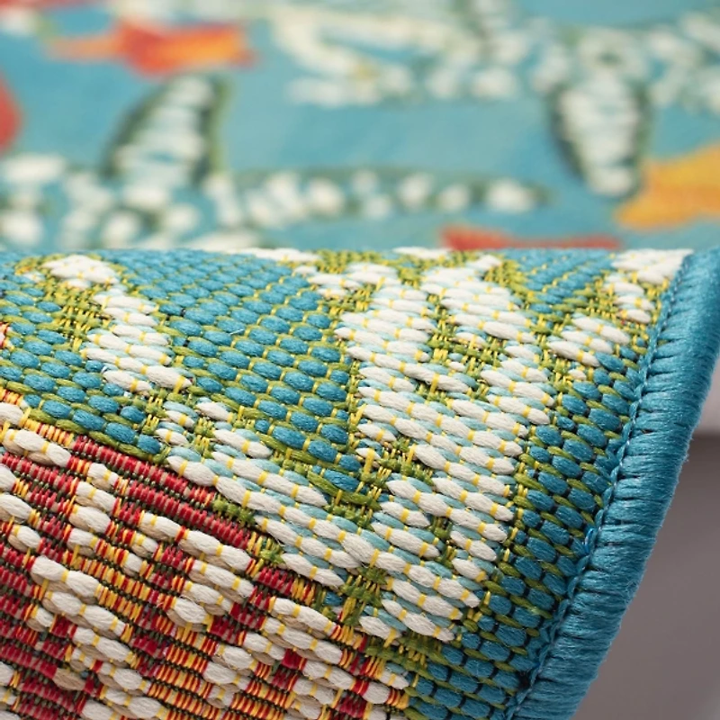 Aqua Marine Life Indoor/Outdoor Runner, 1x4