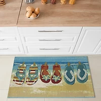 Summer Sandals Indoor/Outdoor Accent Rug, 2x3