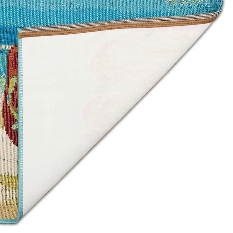 Summer Sandals Indoor/Outdoor Accent Rug, 2x3