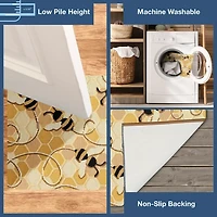 Honeycomb Bees Indoor/Outdoor Runner