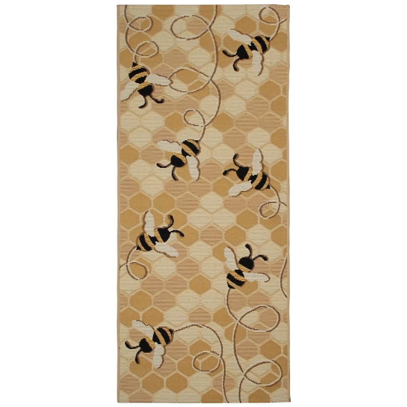 Honeycomb Bees Indoor/Outdoor Runner