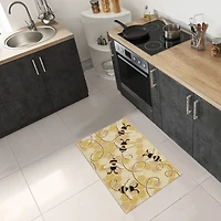 Honeycomb Bees Indoor/Outdoor Accent Rug