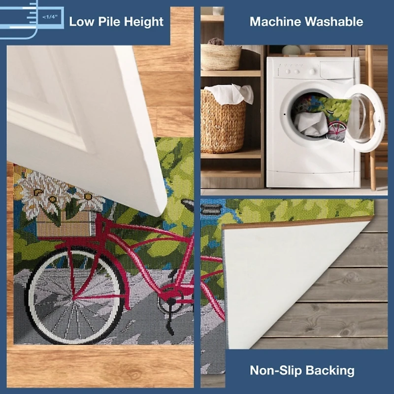 Bike Trip Indoor/Outdoor Runner