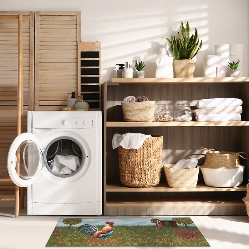 Farm Landscape Indoor/Outdoor Accent Rug