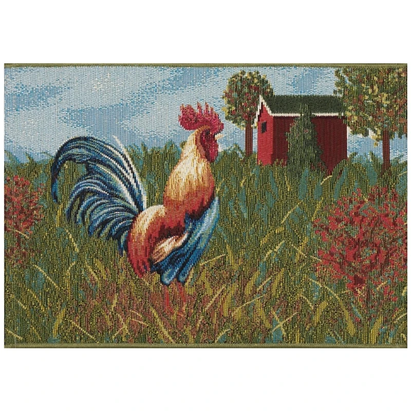 Farm Landscape Indoor/Outdoor Accent Rug