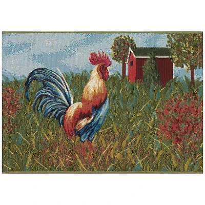 Farm Landscape Indoor/Outdoor Accent Rug