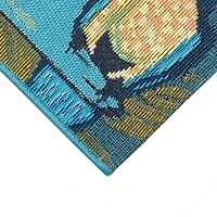 Beach Club Parrots Indoor/Outdoor Runner