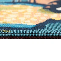 Beach Club Parrots Indoor/Outdoor Accent Rug