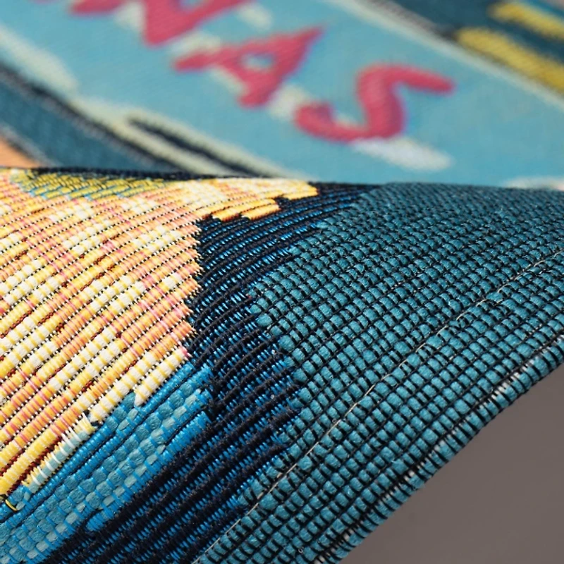 Beach Club Parrots Indoor/Outdoor Accent Rug