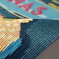 Beach Club Parrots Indoor/Outdoor Accent Rug